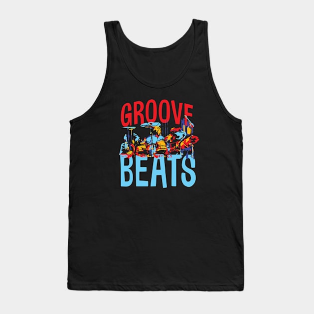 Funky drummer Tank Top by jazzworldquest